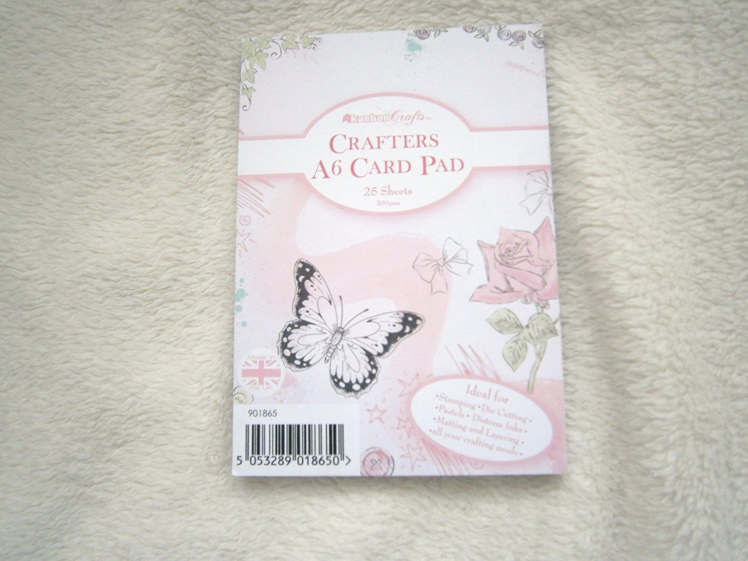 crafters a6 card pad 25sheets pad - hanrattycraftsgifts.co.uk