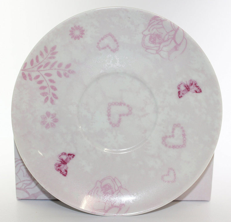 Vintage Lane Collection, Rose Fine Bone China Afternoon Tea Set 'Grandma With Love', From The Vintage Lane Collection By Jennifer Rose, Cup and Saucer Set, Cup 10x7cm, Saucer 16cm, Gift Boxed, Microwave and Dishwasher Safe - hanrattycraftsgifts.co.uk