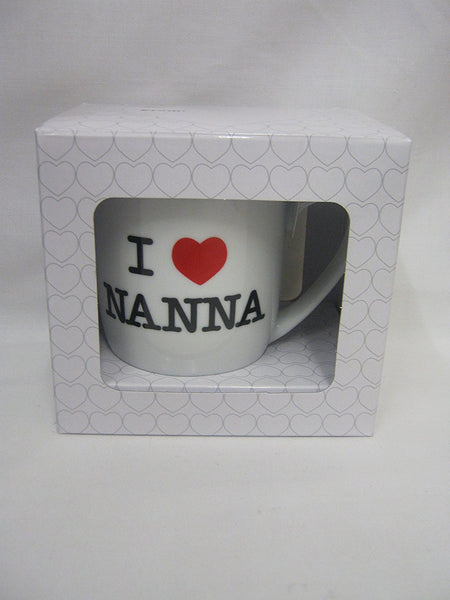 New Celebrations I Love Nanna Mug Red Heart 61761 - hanrattycraftsgifts.co.uk