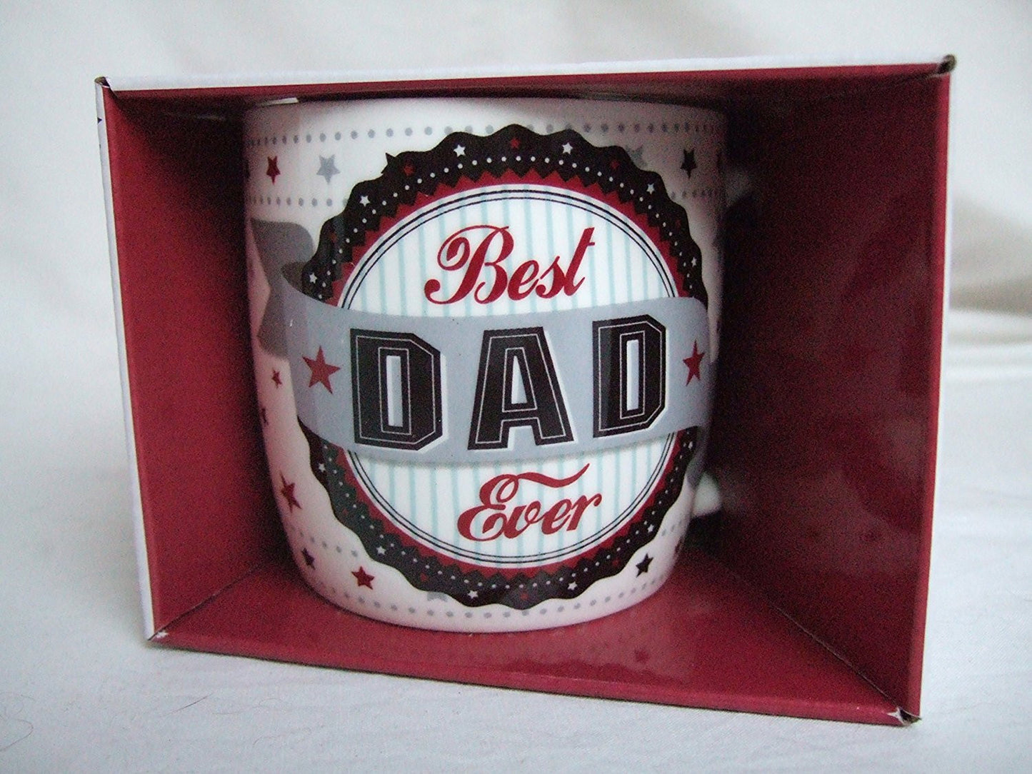 "Best Dad Ever" Vintage Style Sentimental Mug - hanrattycraftsgifts.co.uk