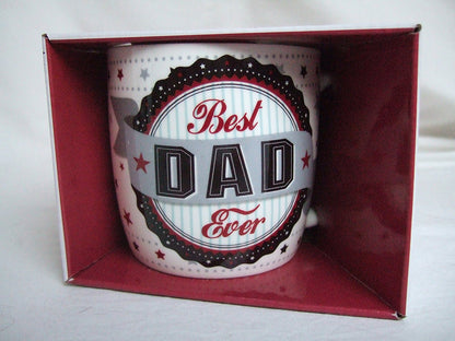 "Best Dad Ever" Vintage Style Sentimental Mug - hanrattycraftsgifts.co.uk