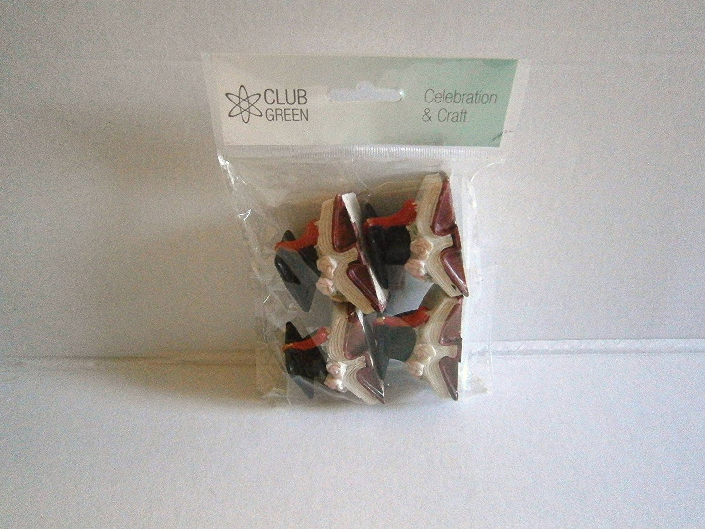 graduation cap book cake toppers pack 4 - hanrattycraftsgifts.co.uk