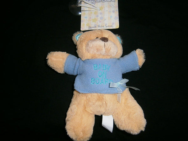 baby on board because your special boy or girl bear (please state which one you require) - hanrattycraftsgifts.co.uk