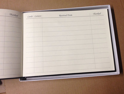 Tallon Condolence Book with Keepsake Box - hanrattycraftsgifts.co.uk