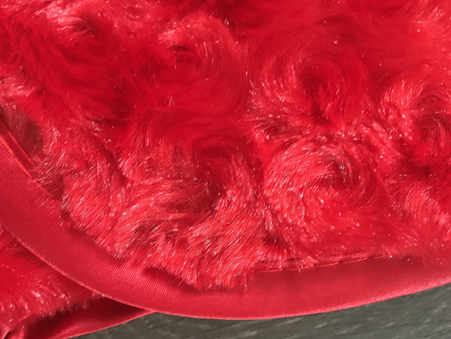 Infant or baby wrap in red with satin edging - hanrattycraftsgifts.co.uk