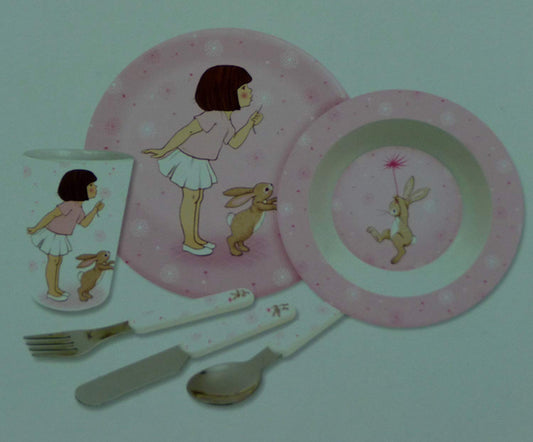 Belle & Boo Dandelion Melamine Set - hanrattycraftsgifts.co.uk