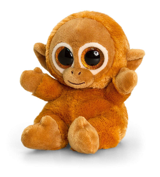 Keel Toys SF0439 15 cm Animotsu Orangutan Plush Toy - hanrattycraftsgifts.co.uk