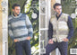 King Cole with Hat and Man's-Turtleneck SweatshirtKnitted Big Value SuperChunky