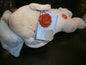 blue nursery bear blue 30cms with pillow musical - hanrattycraftsgifts.co.uk