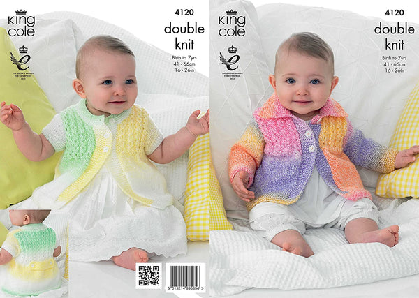 King Cole 4120 King Cole Melody DK Knit Rib Knit