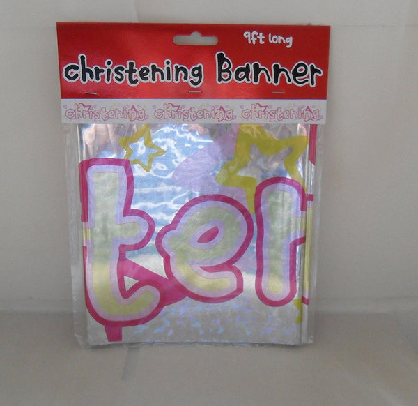 9ft Long Christehing Banner - hanrattycraftsgifts.co.uk