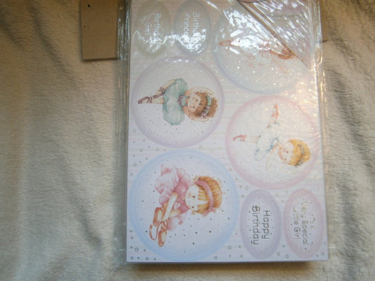 sugarbuttons by kathryn x craft topper beautiful ballerinas 900920 - hanrattycraftsgifts.co.uk