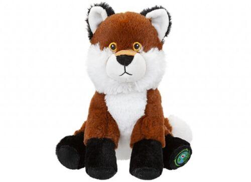 ECO FRIENDLY RECYCLED WOODLAND ANIMALS PLUSH SOFT TOY TEDDY NEW WITH TAGS 23CM