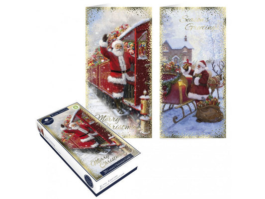 Tom Smith Luxury Slim Boxed Assortments Traditional Santa 20 Pack