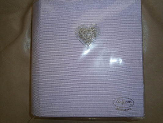 silver lilac wedding keepsakebox - hanrattycraftsgifts.co.uk