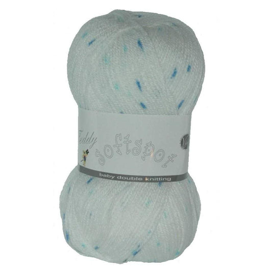 Teddy Softspot 100g  Blue Spots/White 1652100g