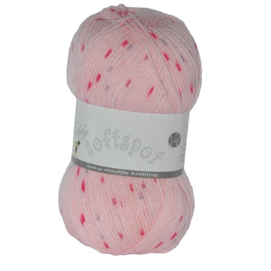 Teddy Softspot Pink Spots/Pink 5387   100g