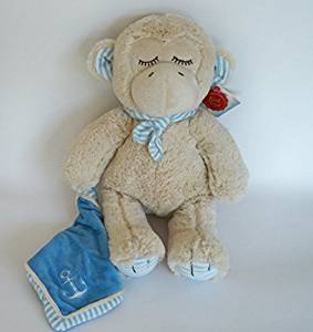 Sleepy Shore Bear with Comfort Blanket - hanrattycraftsgifts.co.uk